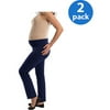 Great Expectations Maternity Yoga Pant, 2-Pack Value Bundle