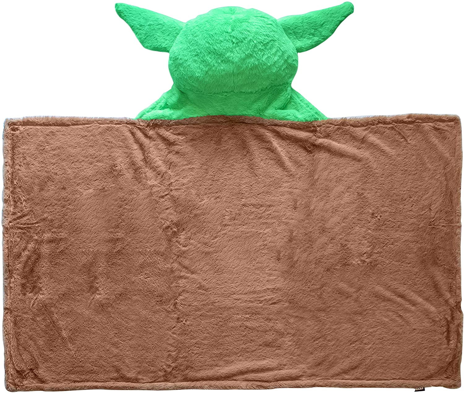 Fade Resistant Polyester 50 x 30 2-in-1 Wearable Kids Plush Blanket Featuring Chewbacca Jay Franco Star Wars Chewy Hooded Blanket Offical Star Wars Product 