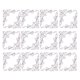 thumbnail image 1 of 24 piezas Vintage Metal Book Corner Protector Box Book Scrapbook Album Corner Protector decorativo Cover (Blanco), 1 of 6