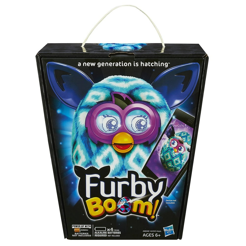 Furby Boom Blue Diamonds Interactive Plush Toy