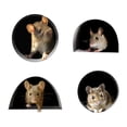thumbnail image 3 of mmirethe 5pieces Say Goodbye To Boring Walls With Mouse Hole Wall Stickers Creative Cartoon Wall Sticker D, 3 of 6