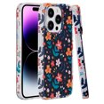 thumbnail image 3 of For iPhone 14 PRO MAX 6.7" METKASE Double Protection IMD Design Pattern [Magnetic Circle] Premium Case - Nightly Floral, 3 of 4