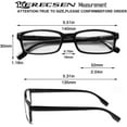 thumbnail image 2 of HAHDAXIA Lot de 4 Lunettes de Lecture pour Femmes/hommes Charnières à Ressort Lunettes de Lecture Lunettes Légères, 2 of 6