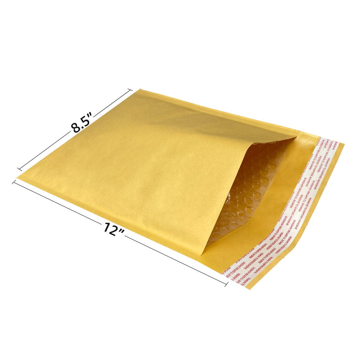 StarBoxes 200 Kraft Bubble Mailers 8.5x12" - #2 Self-Seal Padded Envelopes