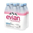 thumbnail image 2 of evian natural spring water 6 x 500 mL, Bottles, 2 of 9