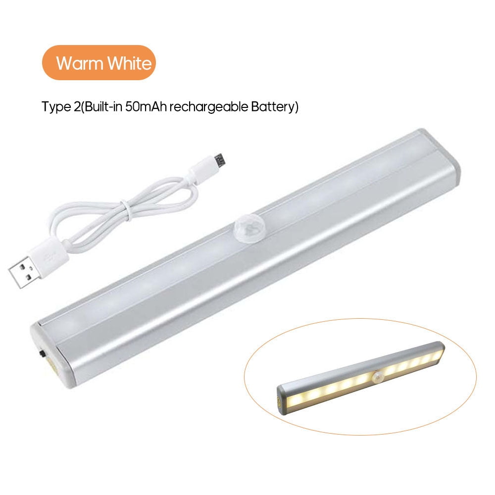 Wall Light Fixtures LED Infrared Induction Motion Sensor Lamp Wardrobe Cabinet 