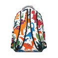 thumbnail image 3 of Cute Dinosaur Pattern Backpack for School,Cute School Bag,Schoolbag with Adjustable Shoulder Straps & Padded Back,15.3"x11"x7.1".﻿, 3 of 6
