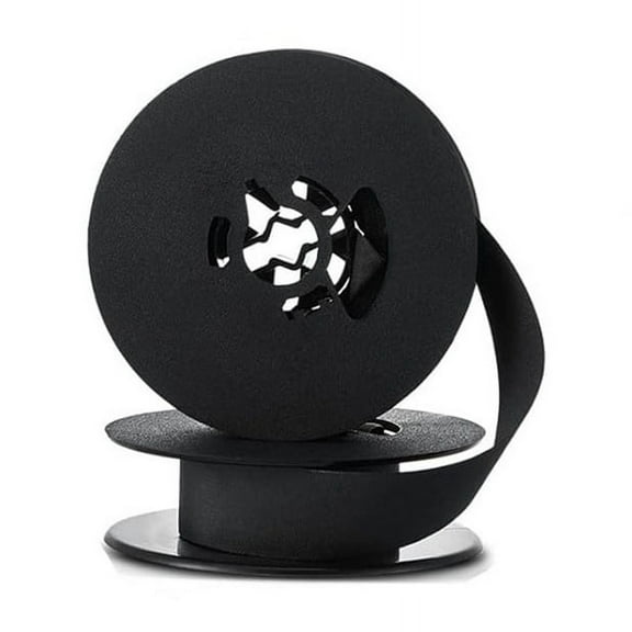 1Pcs Typewriter Ribbon Twin Spool Typewriter Ribbon Ink Twin Spool Ink Replacement Part for Most Typewriter (Black)