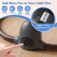 thumbnail image 6 of Babyeap Baby Swing for Infants, Electric Swing with Remote Control,5 Sway Speeds,Built-in Music,Black, 6 of 9
