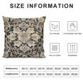 thumbnail image 5 of BANET Throw Pillow Covers Ethnic Short Plush Square Cushion Cover Standard Pillowcase for Men Women Home Decorative Sofa Armchair Bedroom Livingroom 12x12in, 5 of 5