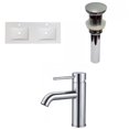 thumbnail image 1 of American Imaginations 48-in. W 1 Hole Ceramic Top Set In White Color - Overflow Drain Incl. AI-32671, 1 of 9