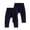 Navy, variant on Kids Boys Cotton Harem Pants 2-Pack, Black Elastic Waist Drop Crotch Loose Fit Pull-On Pants for Kids 1-6 Years,Size 1-2T