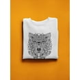 thumbnail image 3 of Ethnic Wolf Sweatshirt Women -Image by Shutterstock, Female 4X-Large, 3 of 4