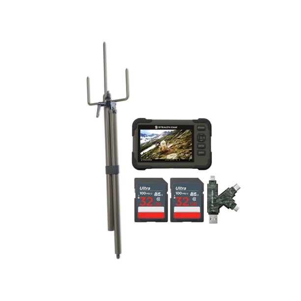Lector y Visor de Tarjetas Stealth Cam con Pantalla LCD de 4.3" y Paquete de 32GB