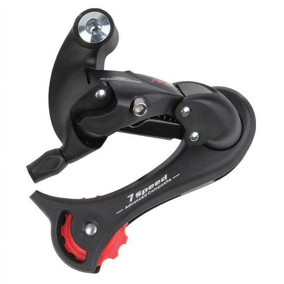 SunRace M37 Rear Derailleur - 7-Speed, Long Cage, Black