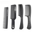 thumbnail image 1 of Peine de pelo antiestático resistente a la temperatura, peine de manzana para peluquería, peine de pelo ultrafino con borde de empuje para hombres, 1 of 4