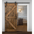 thumbnail image 5 of Essencaliy 36in x84in Solid Wood Barn Door, Made-in-USA Farmhouse Interior Sliding Barn Door With 6.25ft Barndoor Hardware Kit (DIY), 5 of 5