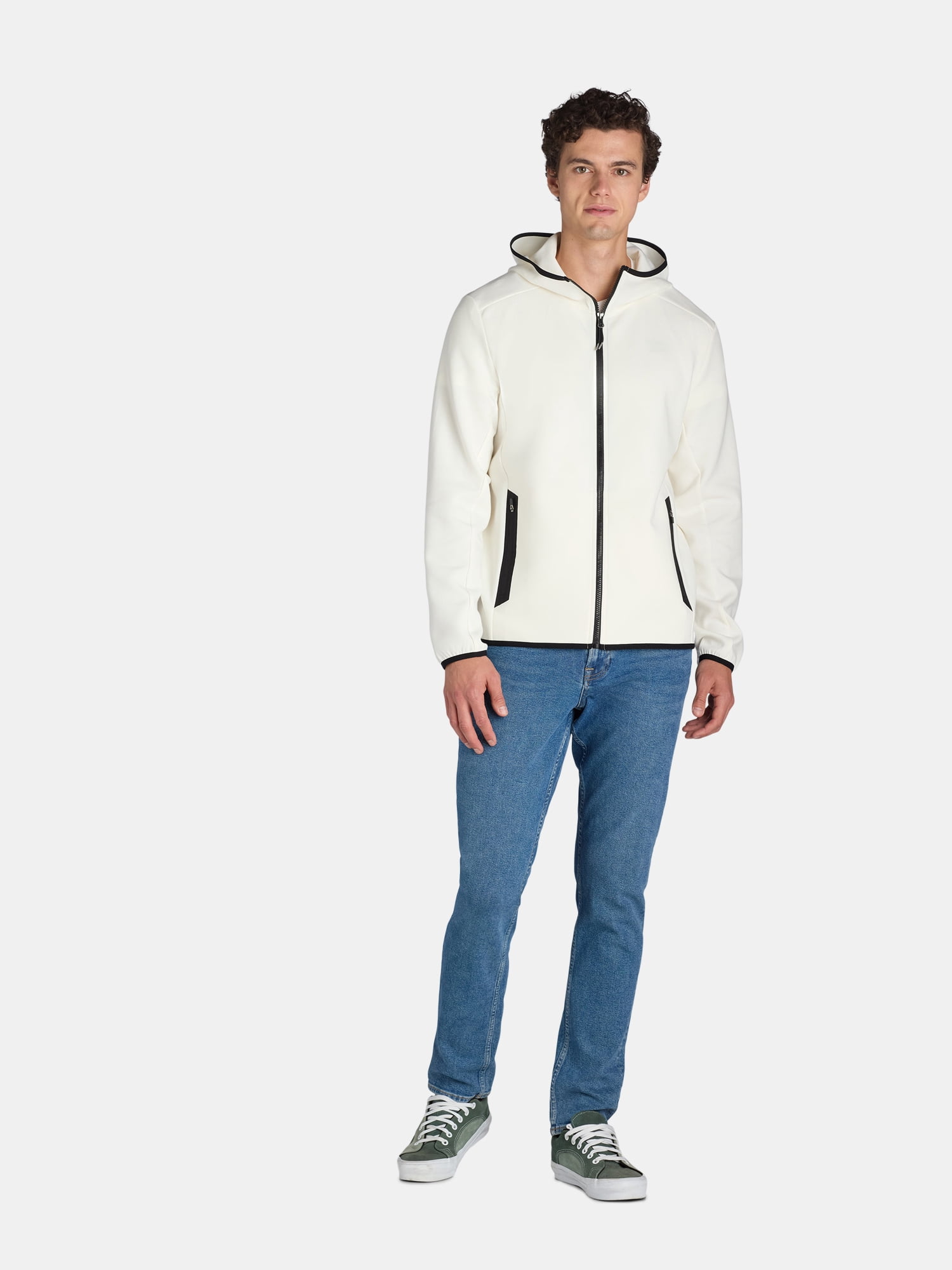Athletic Works Men's Fusion Knit Jacket, Sizes S-3XL