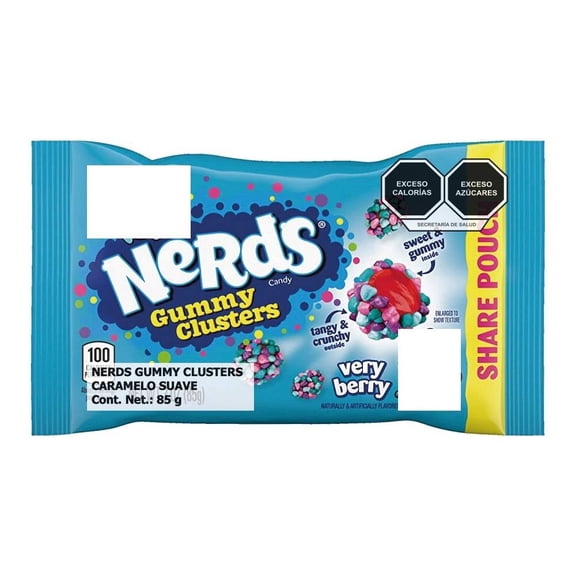 Caramelo suave Nerds gummy clusters very berry 85 g