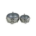 thumbnail image 3 of Set of 2 Galvanized Metal Piglet Planters, 3 of 7