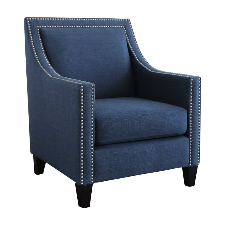 Abbyson Adrienne Nailhead Trim Arm Chair