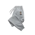 thumbnail image 3 of Pantalones deportivos con estampado para hombre, pantalones de entrenamiento informales, ropa deportiva, pantalones de gimnasio para hombre, fitness, doble capa, novedad para verano y otoño, 3 of 5
