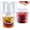 18oz, variant on Bucket with Lid and Straw, 18/25/35oz, Clear Plastic Cups with Lids and Straws, For Cold/Hot Drinks,Smoothies, Fruit Drinks Cups Summer Beverages,Bar/Beach Party