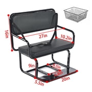 Adult Tricycle Rear Seat with a Basket, The Rear Seat of an Adult Bicycle for Carry Passenger
