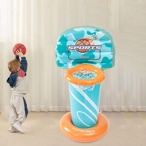 Set De Juegos De Piscina 2 En 1 – Aro De Baloncesto Y Lanzamiento De Anillas Hinchables – Ideal Para Verano, Fiestas Y Diversión Acuática