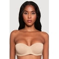 thumbnail image 5 of Womens Stylish Padded Push Up Balconette Bra with Clear Back Straps, 5 of 7