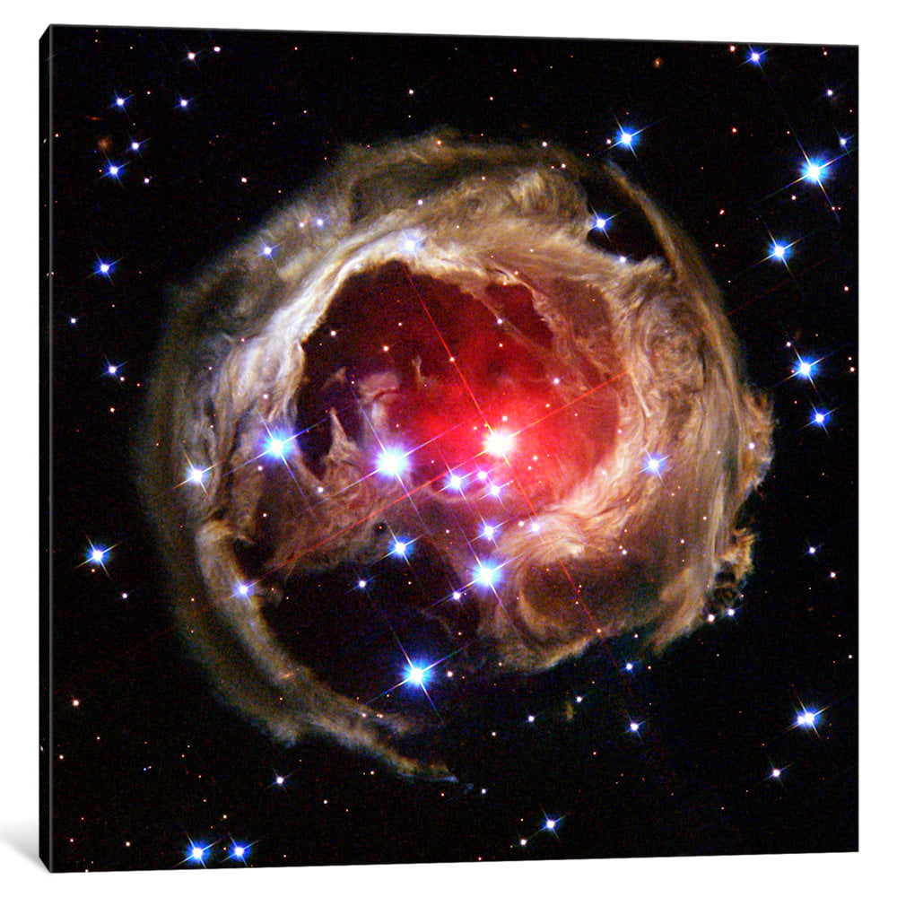 HUBBLE SPACE TELESCOPE A ROSE MADE OF GALAXIES Canvas art Prints