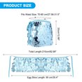 thumbnail image 2 of Uxcell Women's Belly Dance Hip Scarf with Sequins Triangle Wrap Skirts Waist Chain for Party Costume Performance Blue, 2 of 7