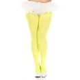 thumbnail image 1 of Plus Size Opaque Tights, Neon Yellow, 1 of 1
