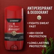 Old Spice Mens Antiperspirant Deodorant, Invisible Solid, Swagger, 3.4 oz