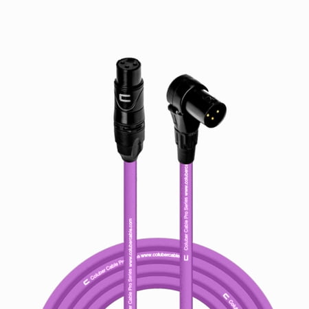 Coluber Cable - Balanced XLR Cable Female to Right Angle XLR Male Connector