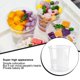 thumbnail image 3 of Bearachild 50 Uds. De tazas de embalaje para té de la leche helado, recipientes para comida de frutas, 500ML, cuencos transparentes para postres, Bar de Juegos de servir café y té Sin Tapas Bearachild HA066970-01, 3 of 6