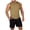 Style-1-Brown, variant on Men's Sleeveless 2 Pieces Outfits Quick Dry Bodybuilding Muscle Shirt and Drawstring Jogging Shorts Summer Beach Outfits, Sky Blue, XL