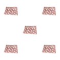 thumbnail image 2 of relayinert Polyester Washable And Machine Washable Pet Mat For Easy Cleaning Soft And Breathable Pet Bed Brown star 30*40cm 5Set, 2 of 6
