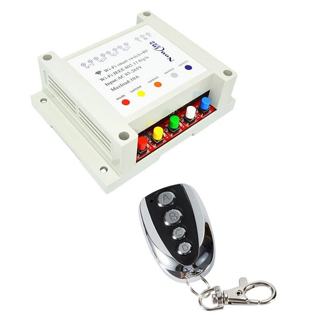 Interruptor Sin Elegante Del Interruptor Del de Ac85-265v 4ch 433mhz + Teledirigido # 5 Zulema Interruptor inteligente Wifi