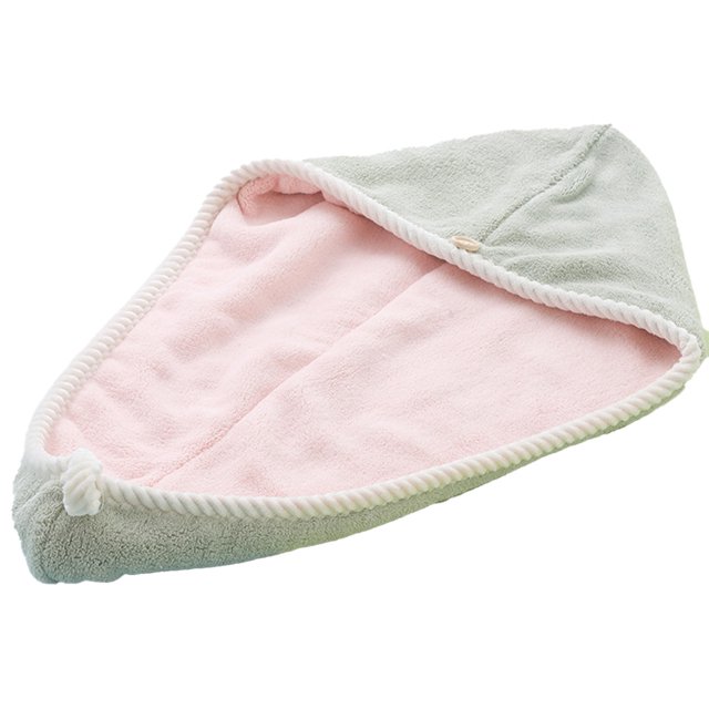Toalla de microfibra para el cabello para mujer, turbante de cabello seco mágico rápido absorbente