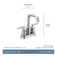 thumbnail image 2 of Moen Gibson Two-Handle High Arc Bathroom Faucet, 2 of 2