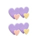 thumbnail image 2 of 2 Heart Shaped Multifunctional Hooks For Storing Clothes And Hats In The Kitchen With Seamless Adhesive Hooks And Double Hooks, 2 of 6