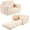Cream, variant on Kids Sofa, 2-in-1 Flip-Out Foam Couch with Soft Sherpa Cover, Cozy Play Lounge Chair, Grey
