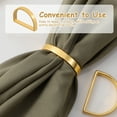 thumbnail image 3 of REACHISE 8 Pcs Napkin Rings Table Napkin Rings Napkin Holders For Cloth Napkins Decorative Napkin Holders Dinner Table Napkin Holder, 3 of 9