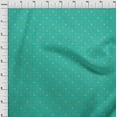 thumbnail image 4 of oneOone Cotton Cambric Turquoise Green Fabric Tortoise Sewing Material Print Fabric By The Yard 42 Inch Wide, 4 of 5