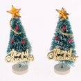 thumbnail image 4 of 10 Piezas Dollhouse Miniatura árbol De Navidad Con Decoración De Jardín De Habitación De Estrellas, 4 of 8
