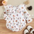 thumbnail image 5 of Gubotare Baby Girl Clothes Fall Funny Baby Bodysuits One-piece Baby Bodysuit Funny Baby Romper 0 3 6 9 12 18 24 Months (White,3-6 Months), 5 of 8
