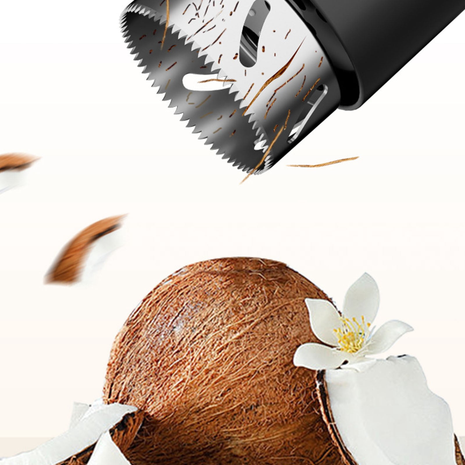 Coconut Opener,Coconut Bottle Opener,Water Opener Tool,Comfortable & Easy to Open,Stainless Steel Coconuts Remover,Ergonomic Design,Compact & Portable,Perfect for Outdoor Activities,Home Decor