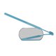 thumbnail image 5 of Espejo De Pestañas Plegable De Metal Giratorio De 360 ​​grados Que Previene El Empañamiento Espejo De Extensión De Pestañas Azul Claro Para Maquillaje, 5 of 5
