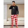 thumbnail image 3 of Men Plaid Print PJ Pants, 3 of 4